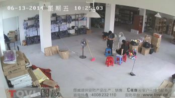 200萬像素-某小型倉庫超清視頻監控效果錄像演示